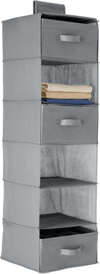 Amazon Basics 6-Tier Hanging Closet Organizer by AmazonBasics