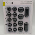 OHill 16-Pack Black Cord Organizer - Image 7
