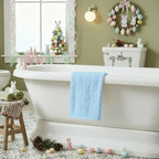Artoid Mode 1 Pc Light Blue 3D Rabbit Jacquard Easter Hand Towels - Image 3
