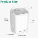 2 Pcs Toothbrush Holder Wall Mounted, No Drilling Toothbrush Holders - Image 3