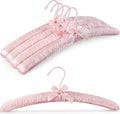 TOPIA HANGER Padded Hangers for Women Clothing, 17-inch Satin Hangers 5 Pack by TOPIAHANGER