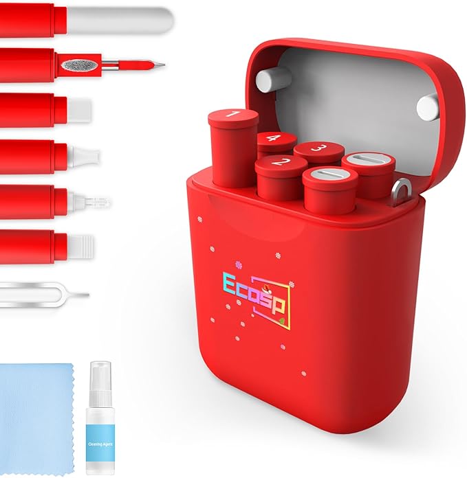 Cleaner Kit for AirPod, Cell Phone Cleaning Repair & Recovery iPhone and iPad by Ecasp