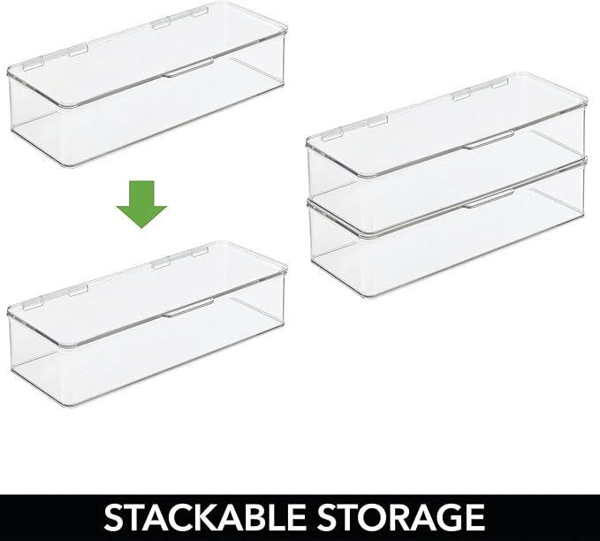 mDesign Office Supplies Desk Organizer Box - Image 5