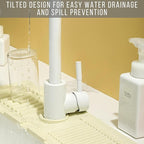 Silicone Sink Splash Guard, Non-Slip Faucet Mat - Image 4