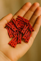LWR CRAFTS Wooden Mini Clothespins 100 Per Pack 1" 2.5cm - Image 2