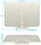 Dish Drying Matt for Kitchen Counter, 14.6"×11"Silicone Dry Rack Mat - Image 3