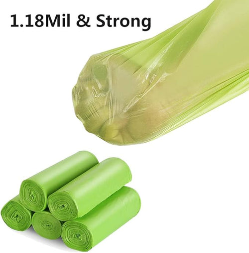 13-15 Gallon Trash Bags Plant Based Garbage Bags Recycling Unscented Tall - Image 2