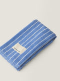 WENSHUO Azure Holiday-Striped Pure Cotton Hand Towel, 100% Combed Cotton by WENSHUO