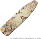 Purple Bird Flowers Ironing Board Cover Stretchy Extra Wide Table Top Ironing - Image 6