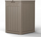 55 Gallon Package Delivery Box for Outside,Weather Resistant UV Protection Resin Outdoor Storage Parcel Box for Porches, Front Door,Balconies,Garages by KFY