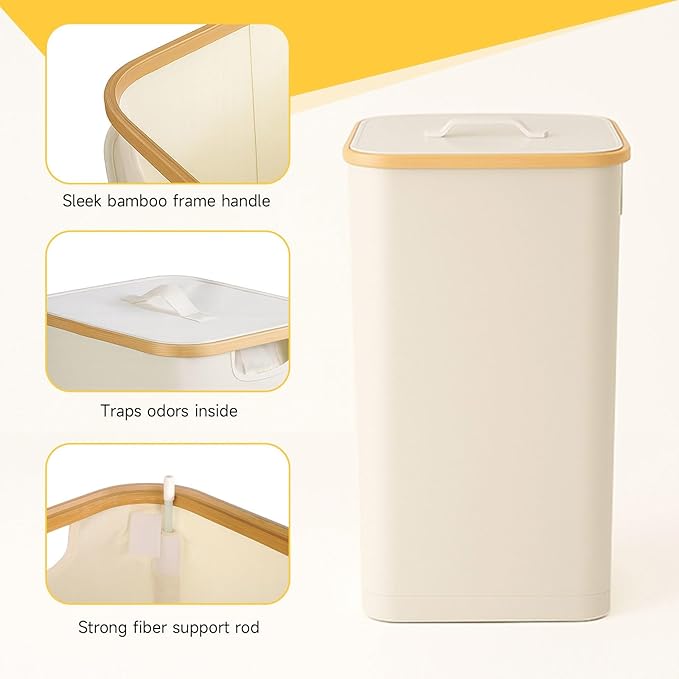 100L Extra Large Foldable Laundry Hamper - Image 6