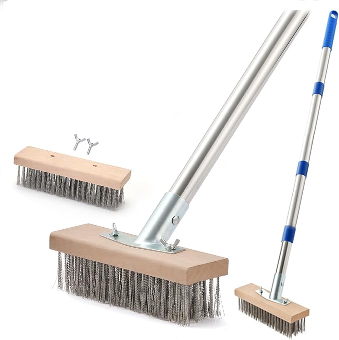 Stainless Steel Wire Scrub Brush by MAXMAN