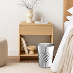 Monarch Abode Metal Bathroom Trash Can – Waste Basket - Image 8