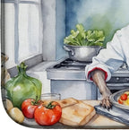 Caroline's Treasures DAC6189DDM American Hairless Terrier The Chef Dish Drying - Image 4