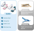 Clothes Pins Heavy Duty Out Door 30 Pack, Chip Clips 2.17 Inch, Bag Clips - Image 4