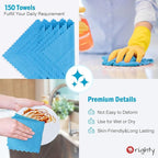 Orighty Cleaning Cloths Bulk, 150 Pack Shop Rags Reusable, Microfiber Cleaning - Image 5