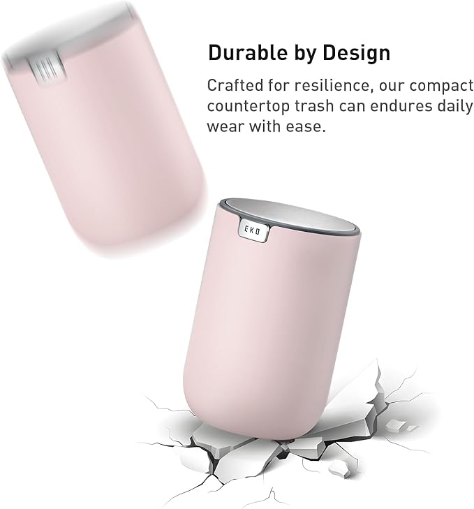 EKO Fandy 0.4 Gal/1.5L Mini Tabletop Trash Bin - Image 5