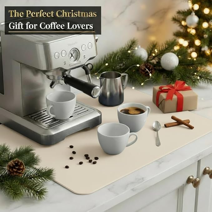 Dish Drying Mat Super Absorbent – 16" x 18" Coffee Mat - Image 8