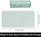 Dish Mat Silicone Dish Drying Mats Works - Image 3