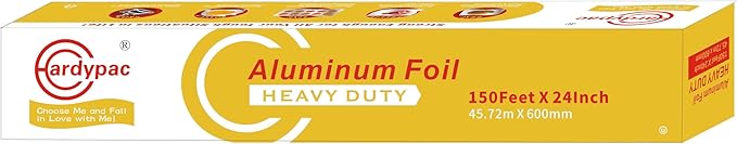 24 inch extra wide Heavy Duty Aluminum Foil Roll, 23 Micron Thick, 24 Inch x - Image 4