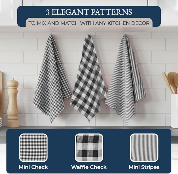 LANE LINEN Kitchen Towels & Dishcloths Set - Image 5