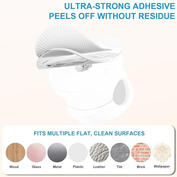 6pcs Magnetic Cable Clips, 360° Swiveling Adhesive Cable Organizer - Image 5