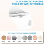 6pcs Magnetic Cable Clips, 360° Swiveling Adhesive Cable Organizer - Image 5