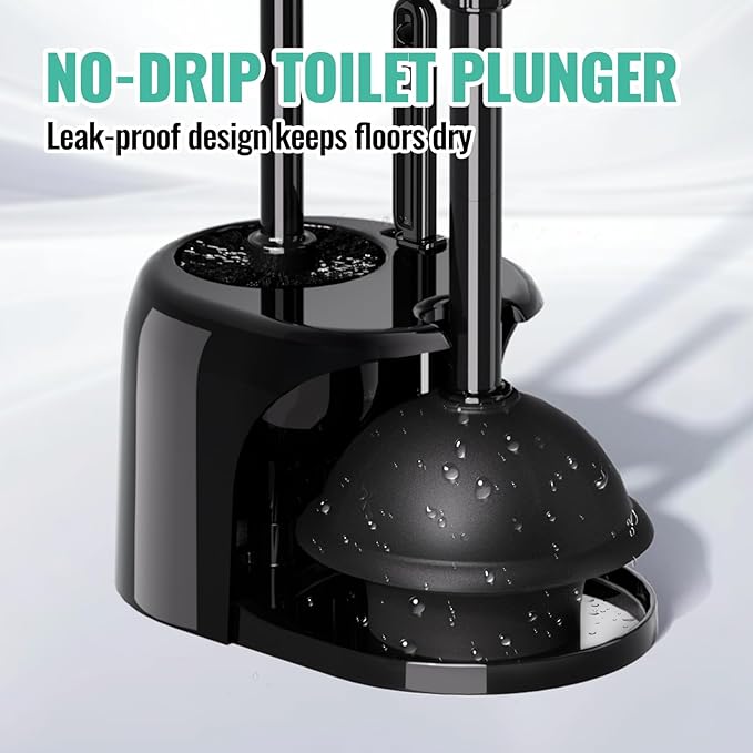 3 in 1 Toilet Brush and Plunger Set - Image 4