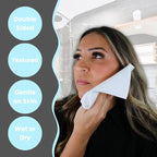 Large Disposable Face Towels, Facial Wipes, Super Soft and Thick Shaving Face - Image 8