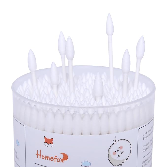 White Cotton Swabs Spiral Pointed - Image 4