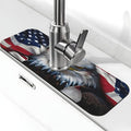 American Eagle Flag Kitchen sink faucet pad, strong water absorption, anti slip by Unknown