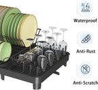 LEMIKKLE Dish Drying Rack, Large-Capacity Dish Drainer - Image 5
