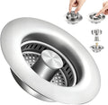 2 Pack Sink Drain Strainer Kitchen Sink Drain Strainer&Sink Stopper, Stainless by Unknown