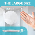 Strongest Home Wall & Door Handle Stopper 3.15" Set of 4 Pieces Clear Rubber - Image 2
