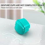2 Pack Partial Denture Bath Case Retainer Cleaning Case Travel, Denture Storage - Image 6