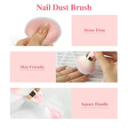 Nail Dust Brush for Acrylic Nails, Soft Brush Nail Art Dust Powder Remover - Image 4