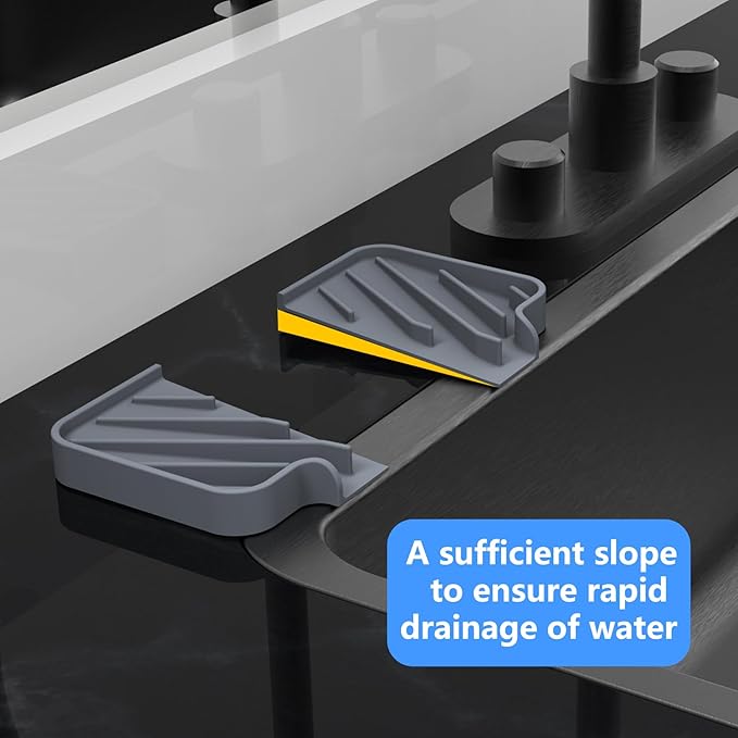 Sponge Holder for Kitchen Sink, Dish Sponge Holder & Soap Tray - Image 5