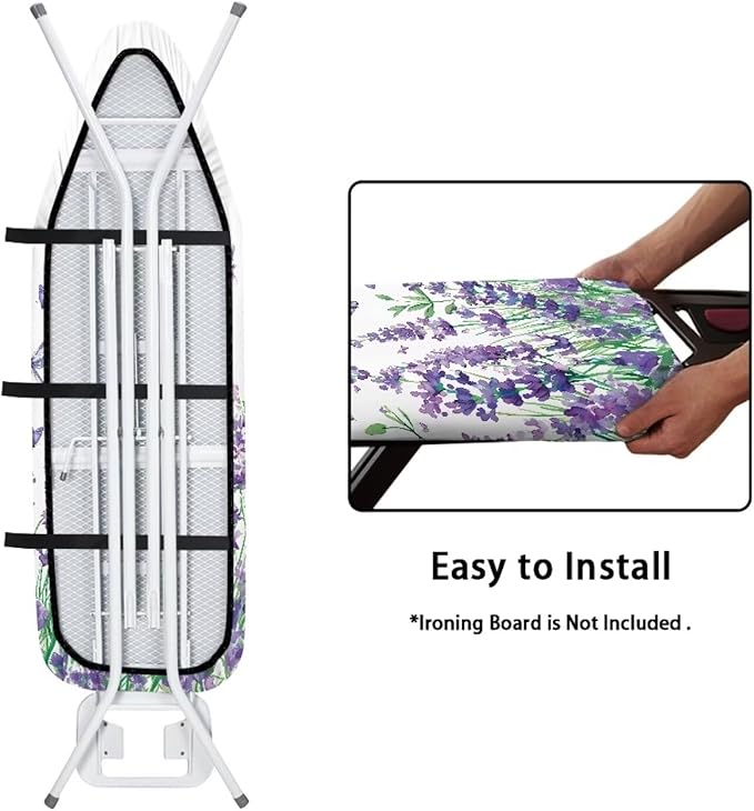 Flower Ironing Board Cover and Pad Standard Size Sea Butterfly Iron Table - Image 4