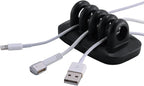 Cable Clip Holder Weighted Desktop Cord Management Fixture by JacobsParts