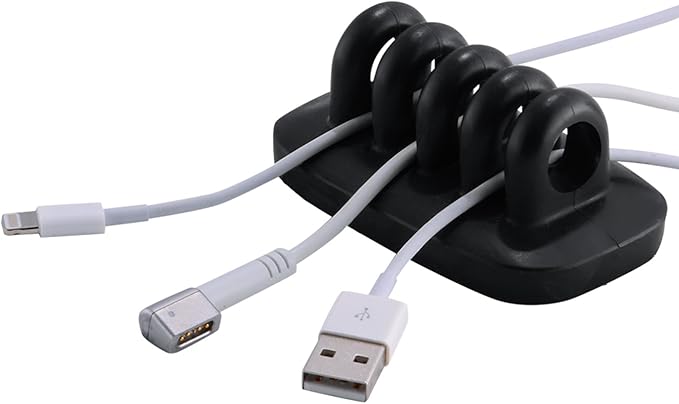 Cable Clip Holder Weighted Desktop Cord Management Fixture by JacobsParts