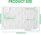 Sink Faucet Splash Guard Mat Silicone Soap Dish Pad Small Faucet Handle Drip - Image 2