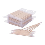 1000pcs Double Side Wood Cotton Swab Microbrush Eyelash Sticks Cleaning Swabs - Image 2