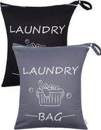 babygoal Travel Laundry Bags 2 Pack, Gym and Swimming-Washable Waterproof Wet by babygoal
