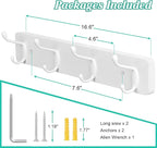 Heavy Duty Coat Rack Wall Mount - Image 7
