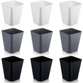 Hoolerry 9 Pieces Garbage Can 2 Gallon Small Trash Cans Bulk Bathroom Trash Bin by Hoolerry