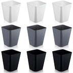 Hoolerry 9 Pieces Garbage Can 2 Gallon Small Trash Cans Bulk Bathroom Trash Bin by Hoolerry