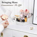Luxspire Bathroom Counter Organizer, Marble Toothbrush Holder - Image 7