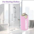 95L Large Laundry Basket with Handles, Foldable Clothes Hampers Stand Up Well - Image 5