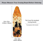 Fall Leaves Cat Pumpkins Ironing Board Covers Standard Washable Ironing Board - Image 5