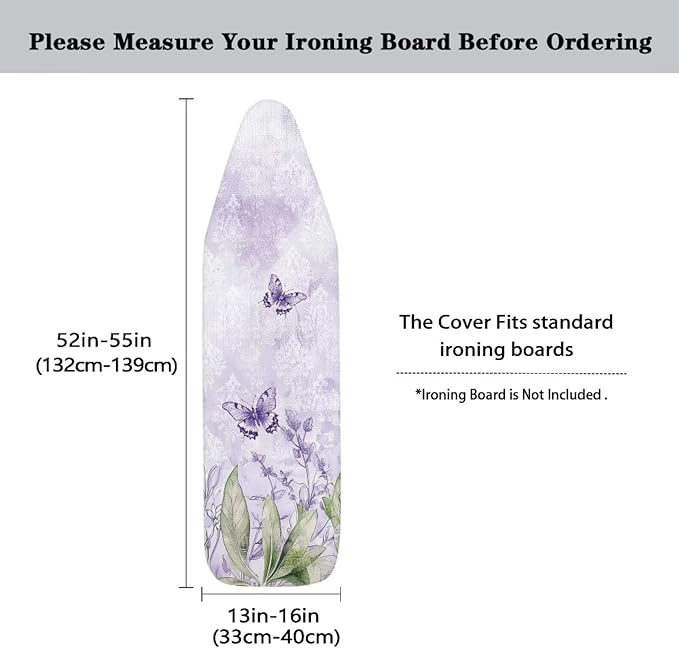 Heavy Duty Iron Board Covers Standard Size Padding Decorative Covers - Image 5